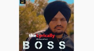 Boss Sidhu Moose Wala Song Lyrics