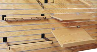 Retail Slatwall display fixture