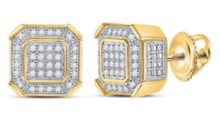 Diamond Earrings for Men | Gemone Diamonds
