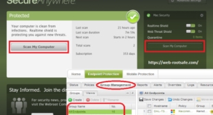 What is the Method to Scan Results and Manage Threats in Webroot?