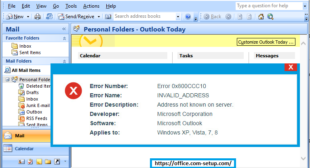 What are the Causes And Solution of Outlook Error Code 0x800ccc10?