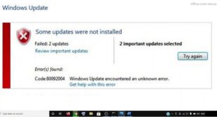 How You can Resolve Window Update Error 80092004?