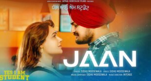 Jaan Sidhu Moose Wala Lyrics