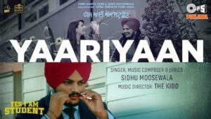 Yaarian – Sidhu Moose Wala