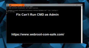 How You Can Fix Can’t Run CMD as Admin?