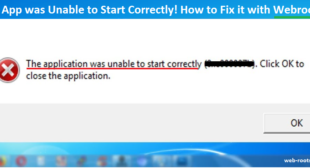 How You can Resolve if App was Unable to Start Correctly?