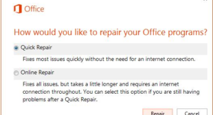 How to Repair Microsoft Office Using the Control Panel?