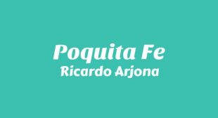 Poquita Fe Lyrics