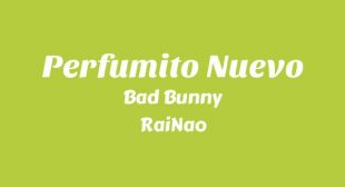 Lyrics of PERFuMITO NUEVO Song