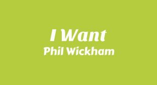 Lyrics of I Want Song