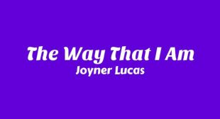 Lyrics of The Way That I Am Song
