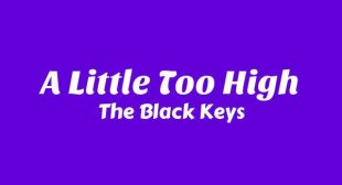 Lyrics of A Little Too High Song