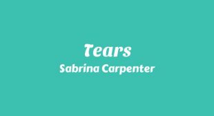 Lyrics of Tears Song