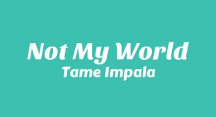 Lyrics of Not My World Song