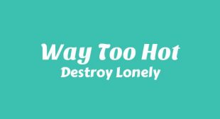 Way Too Hot Lyrics – Destroy Lonely