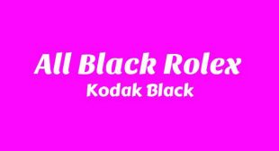 All Black Rolex Song Lyrics