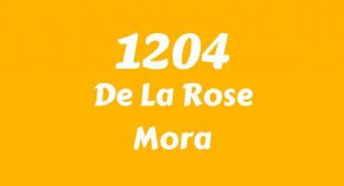 1204 (English Translation) Lyrics – De La Rose