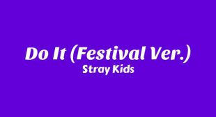 Do It (Festival Ver.) Lyrics – Stray Kids