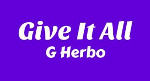 Give It All Song Lyrics