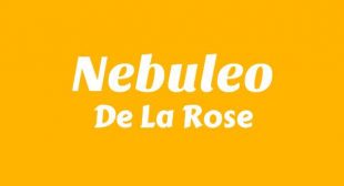 Nebuleo Lyrics – De La Rose