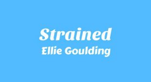 Lyrics of Strained Song