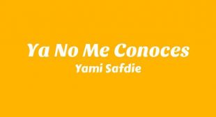 Ya No Me Conoces Lyrics