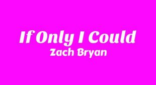 If Only I Could Lyrics
