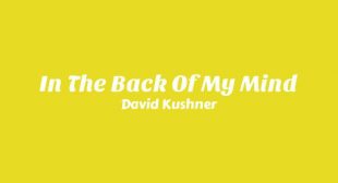 In The Back Of My Mind Song Lyrics