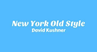 New York Old Style Song Lyrics
