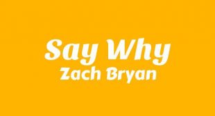 Lyrics of Say Why Song
