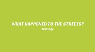Lyrics of WHAT HAPPENED TO THE STREETS? Song
