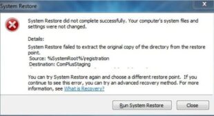 What is the Way to Fix If System Restore Failed Due To Antivirus Error?