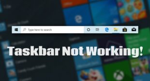 How Do I Resolve Unresponsive Taskbar in Window 10?