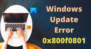 What is the Method to Fix 0x800f0801 Error Code in Window 11?