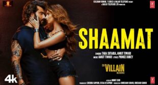 Shaamat Lyrics from Ek Villain Returns