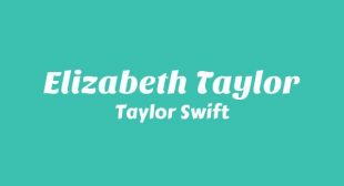 Elizabeth Taylor Lyrics – Taylor Swift