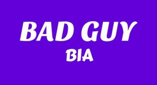 Lyrics of BAD GUY Song